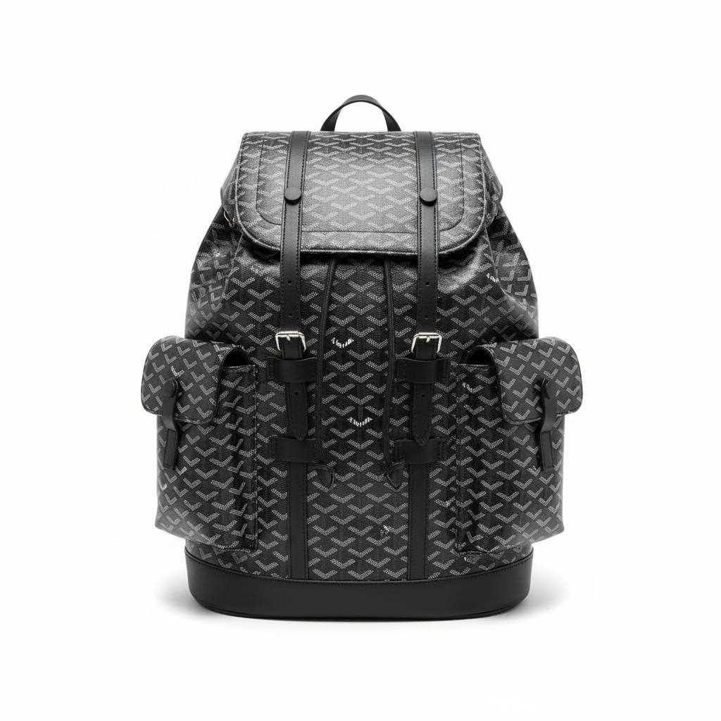 Goyard Black Monogram Utility Backpack 🎒🖤 | Luxury Statement Travel Bag 🔥✨