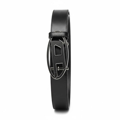 Diesel Oval D Logo Leather Belt 🖤🔥 | Modern Statement Luxury Accessory ✨-115cm