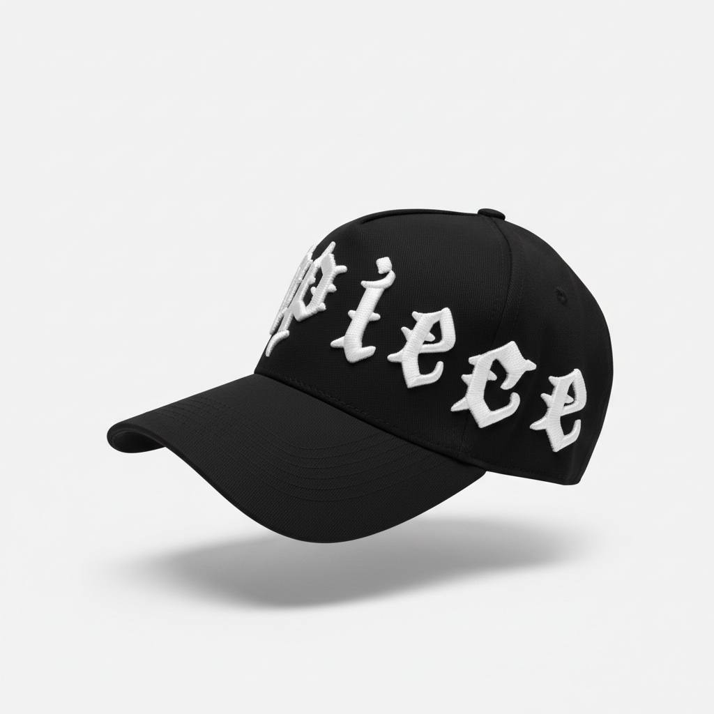 New Era Black Gothic Logo Cap 🖤🧢 | Urban Statement Essential