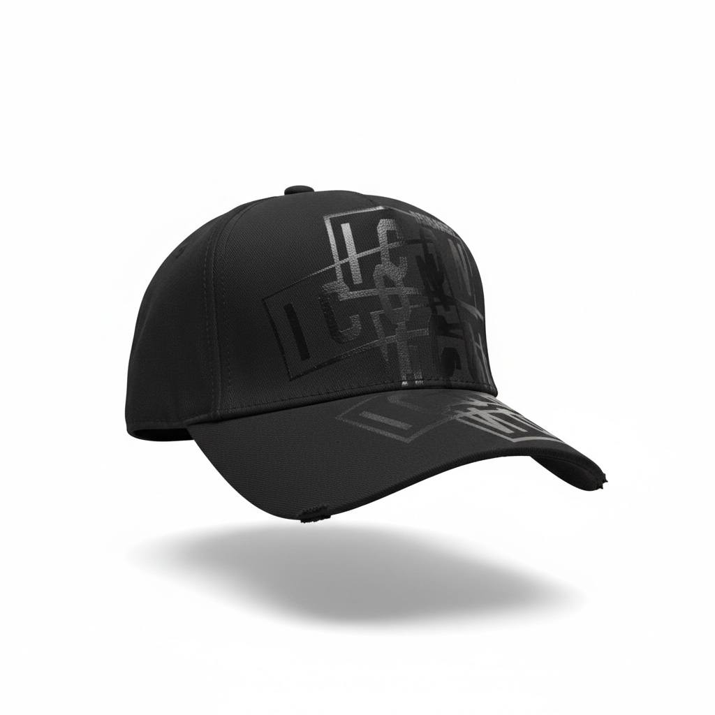 Dsquared2 ICON Black Graphic Cap 🖤🔥 | Bold Urban Statement