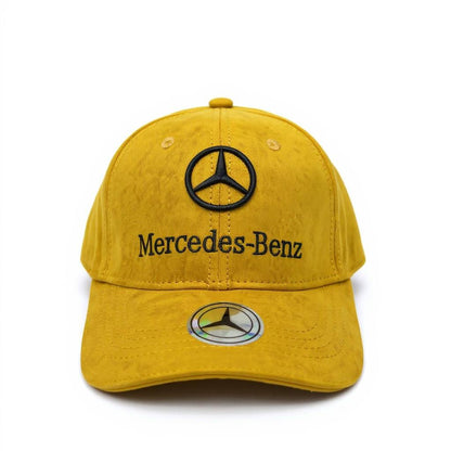 Mercedes-Benz Yellow Logo Cap – Classic Star Edition ⭐🚘