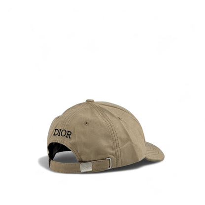 Dior Beige Suede Cap 🤎 | Luxury Designer Baseball Hat with Embroidered Logo