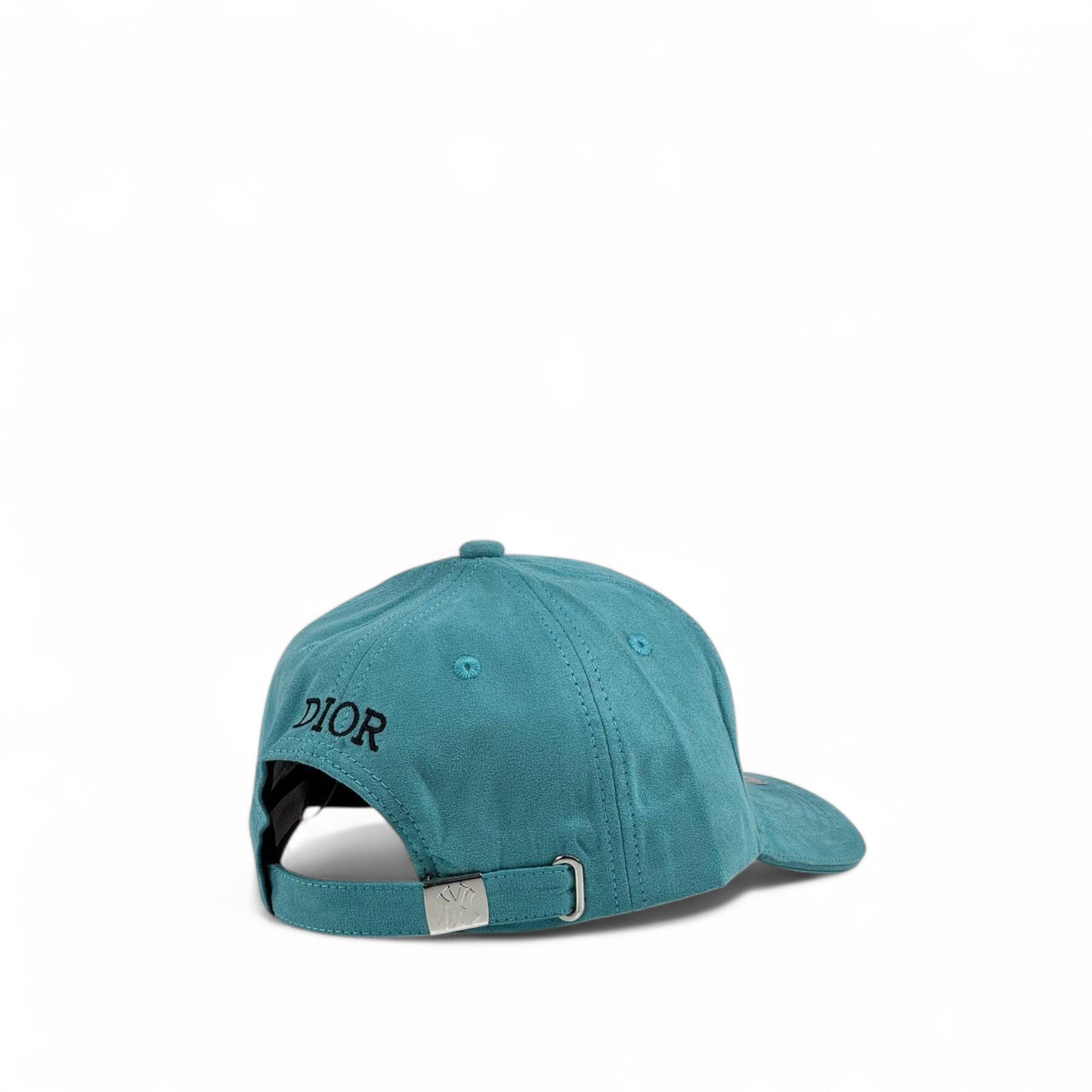 Dior Blue Suede Cap 💙 | Luxury Designer Hat with Embroidered Logo