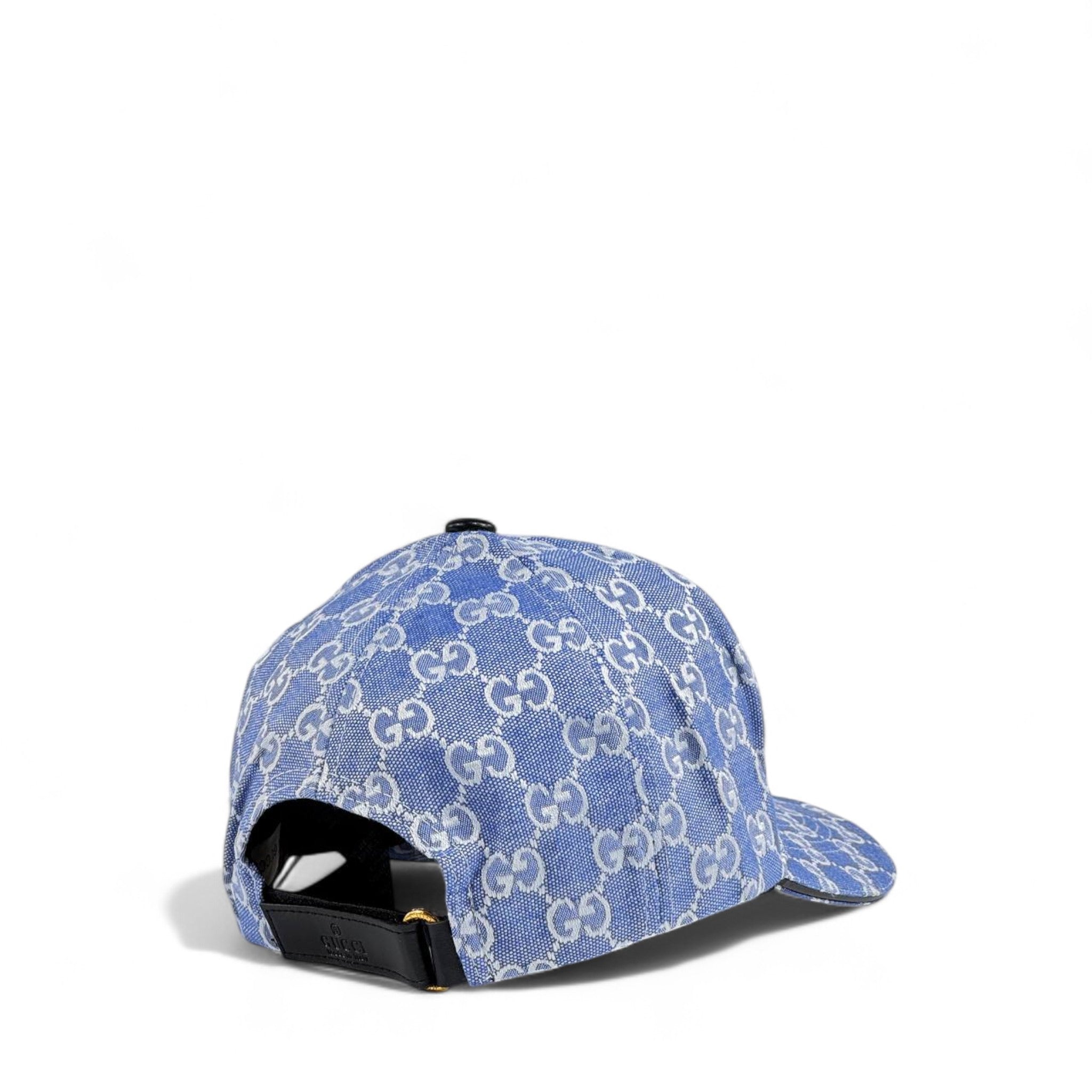 Gucci GG Monogram Denim Cap 🔵 | Luxury Designer Baseball Hat