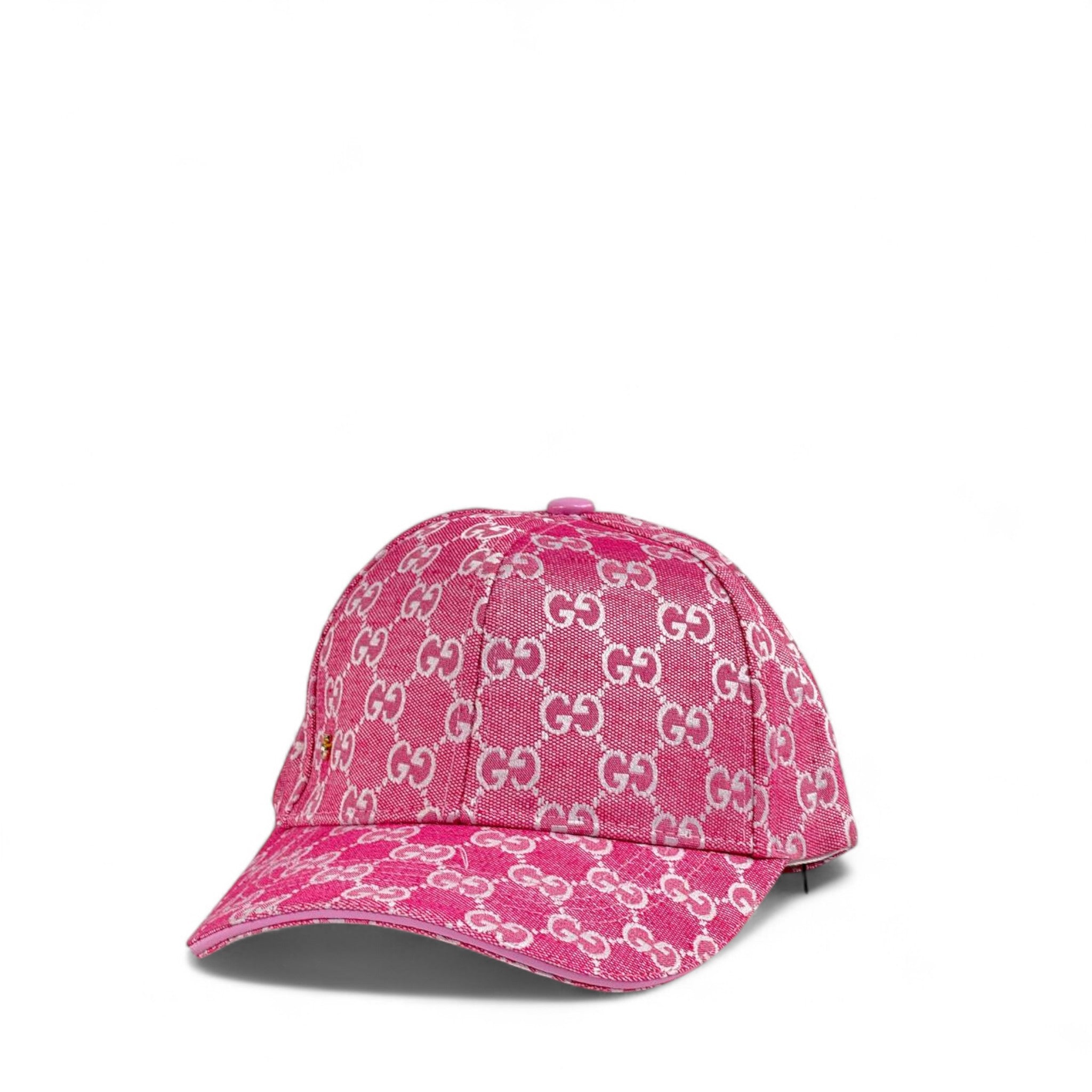 Gucci Pink GG Monogram Denim Cap 💖 | Luxury Designer Baseball Hat
