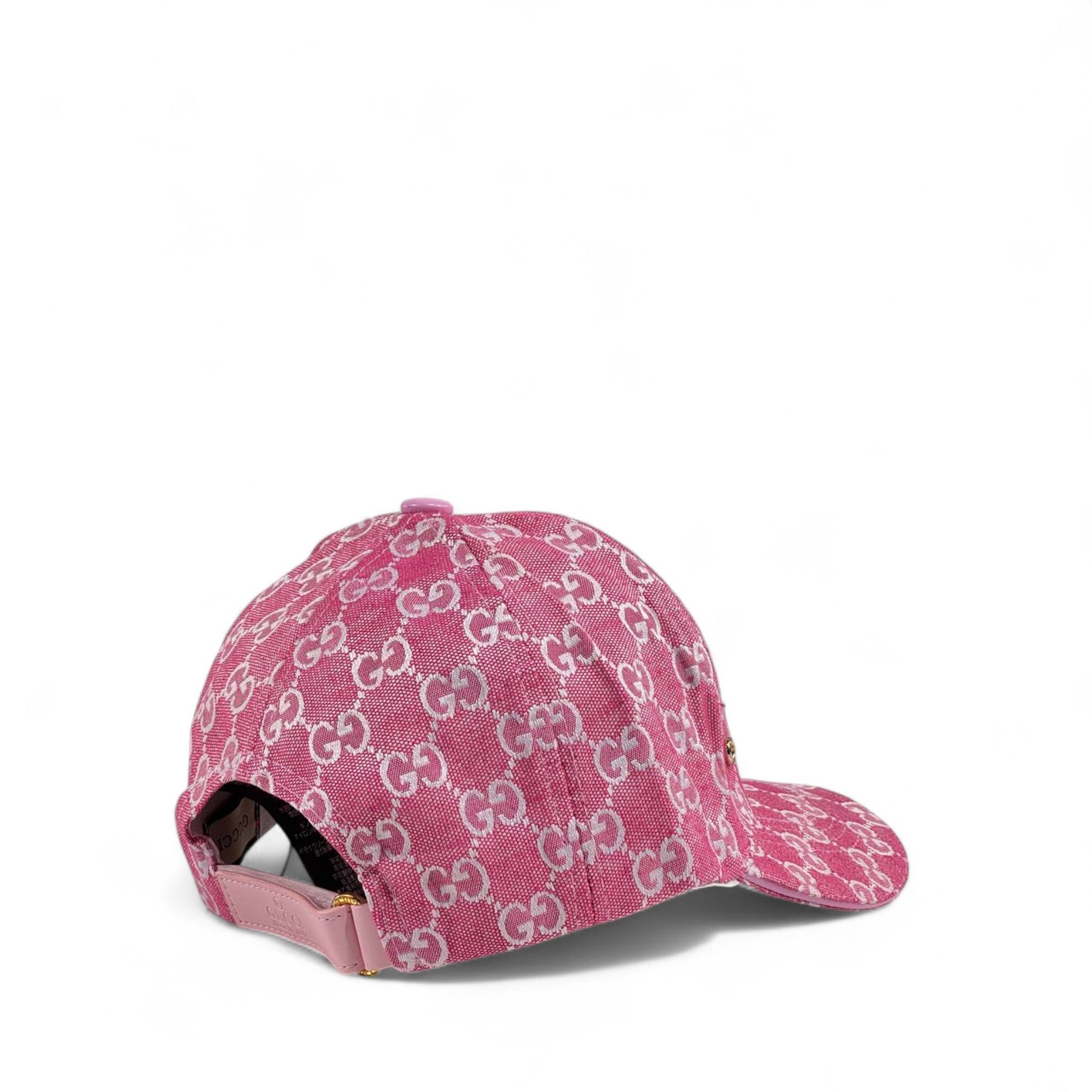 Gucci Pink GG Monogram Denim Cap 💖 | Luxury Designer Baseball Hat