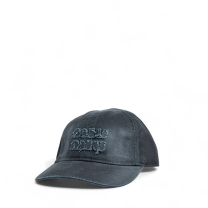 Miu Miu Black Embroidered Cap | Luxury Designer Hat