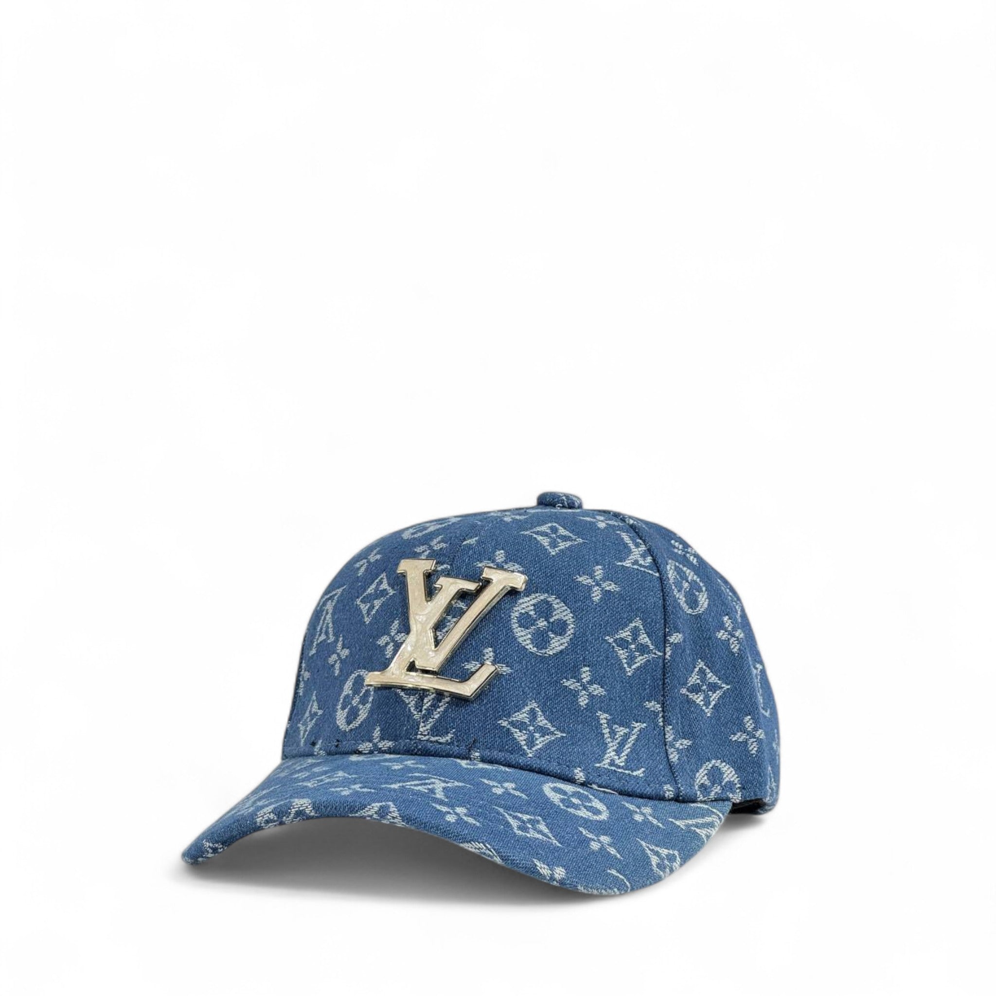Louis Vuitton Monogram Denim Cap | Luxury LV Logo Hat