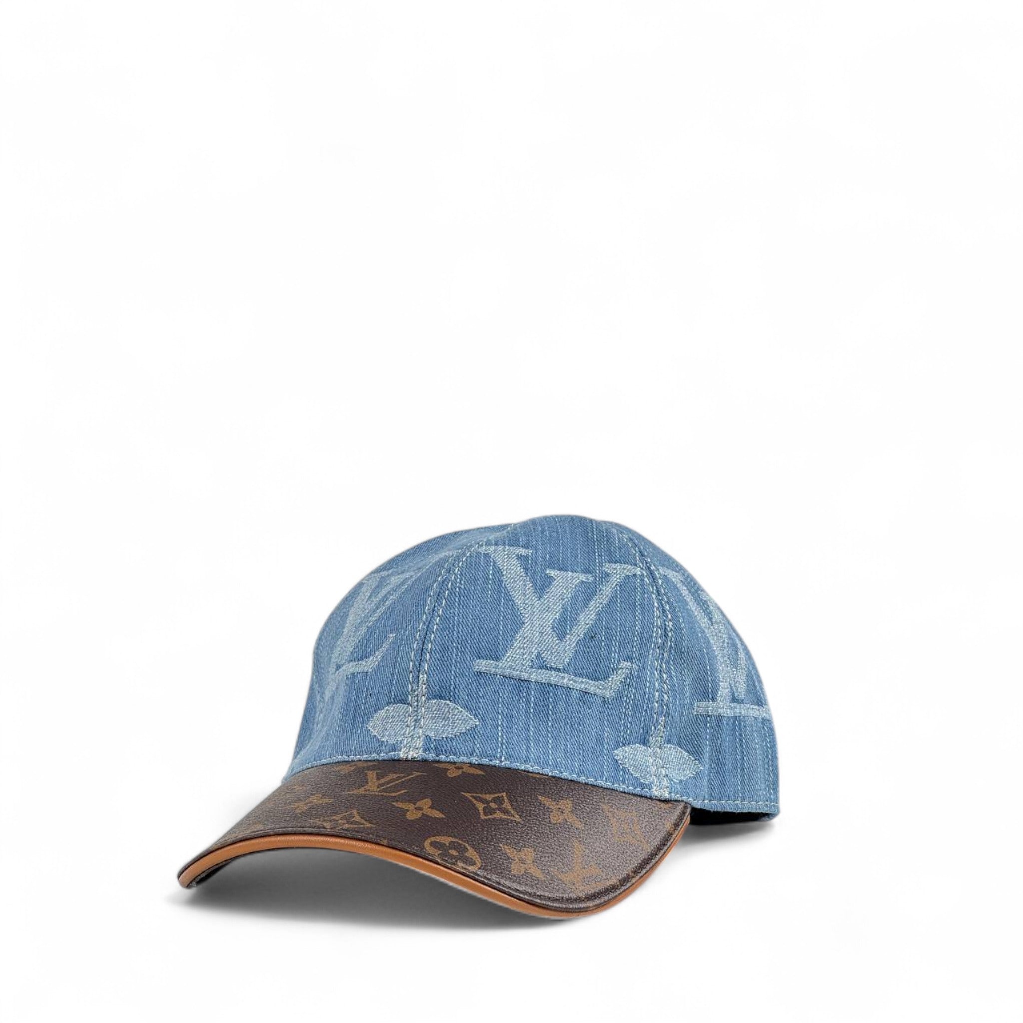 Louis Vuitton Denim & Monogram Cap | Luxury LV Designer Hat 👑✨
