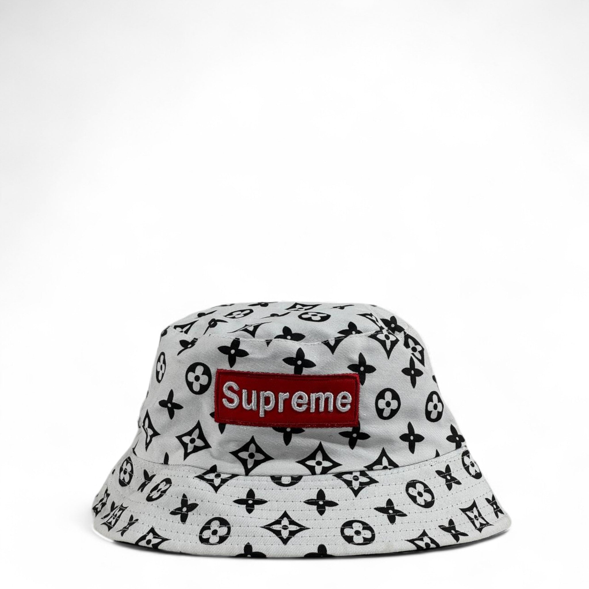 🧢 Supreme x Louis Vuitton Double-Face Reversible Bucket Hat | Black & Monogram Edition