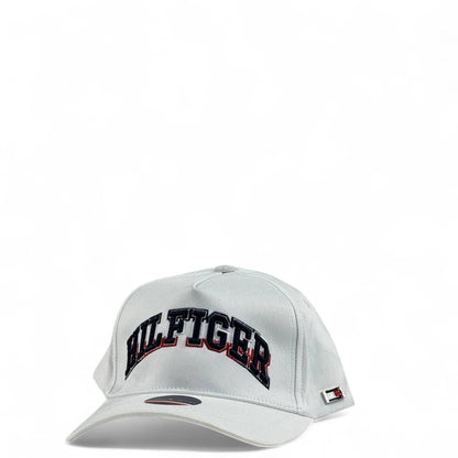 🧢 Tommy Hilfiger Classic Logo Cap | White with Embroidered Design