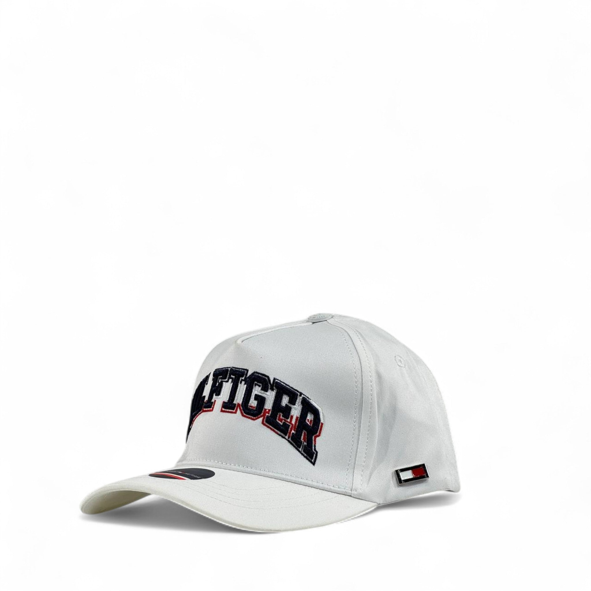 🧢 Tommy Hilfiger Classic Logo Cap | White with Embroidered Design