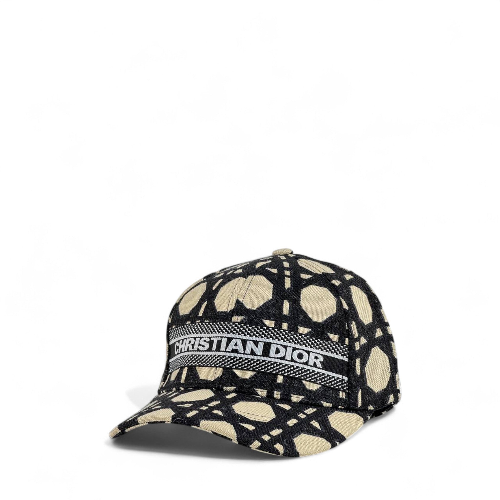 🖤 Christian Dior Oblique Embroidered Cap | Beige & Black