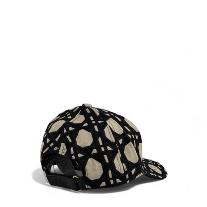 🖤 Christian Dior Oblique Embroidered Cap | Beige & Black