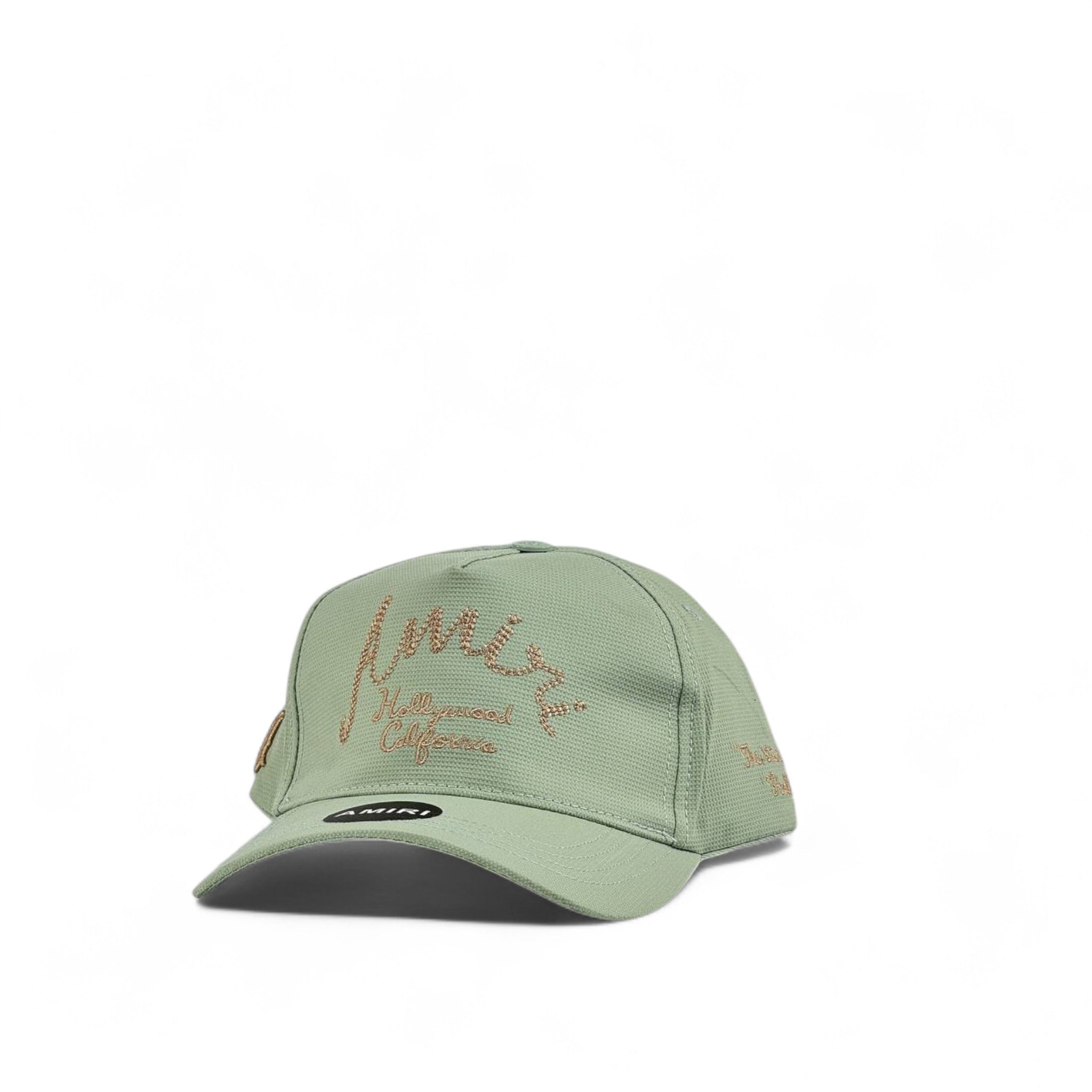 🟢 Amiri Hollywood California Signature Cap | Sage Green