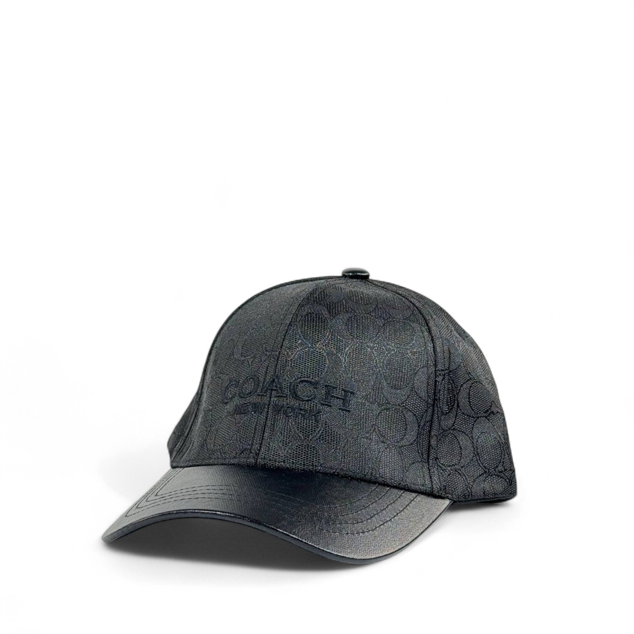 ⚫ Coach Signature Canvas Cap | Black
