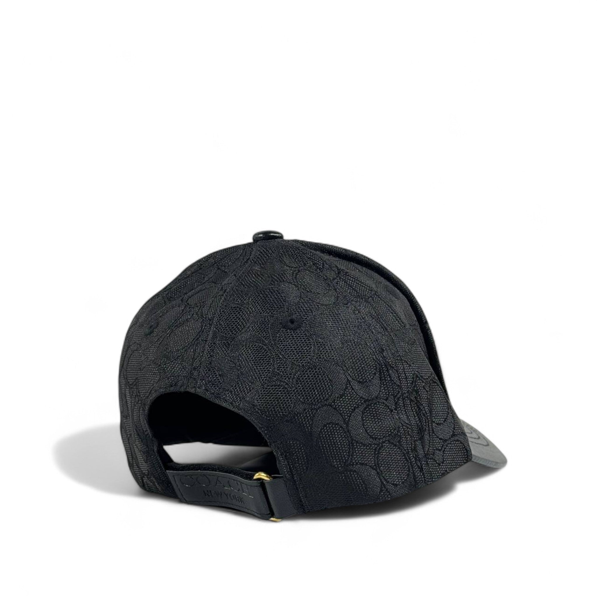 ⚫ Coach Signature Canvas Cap | Black