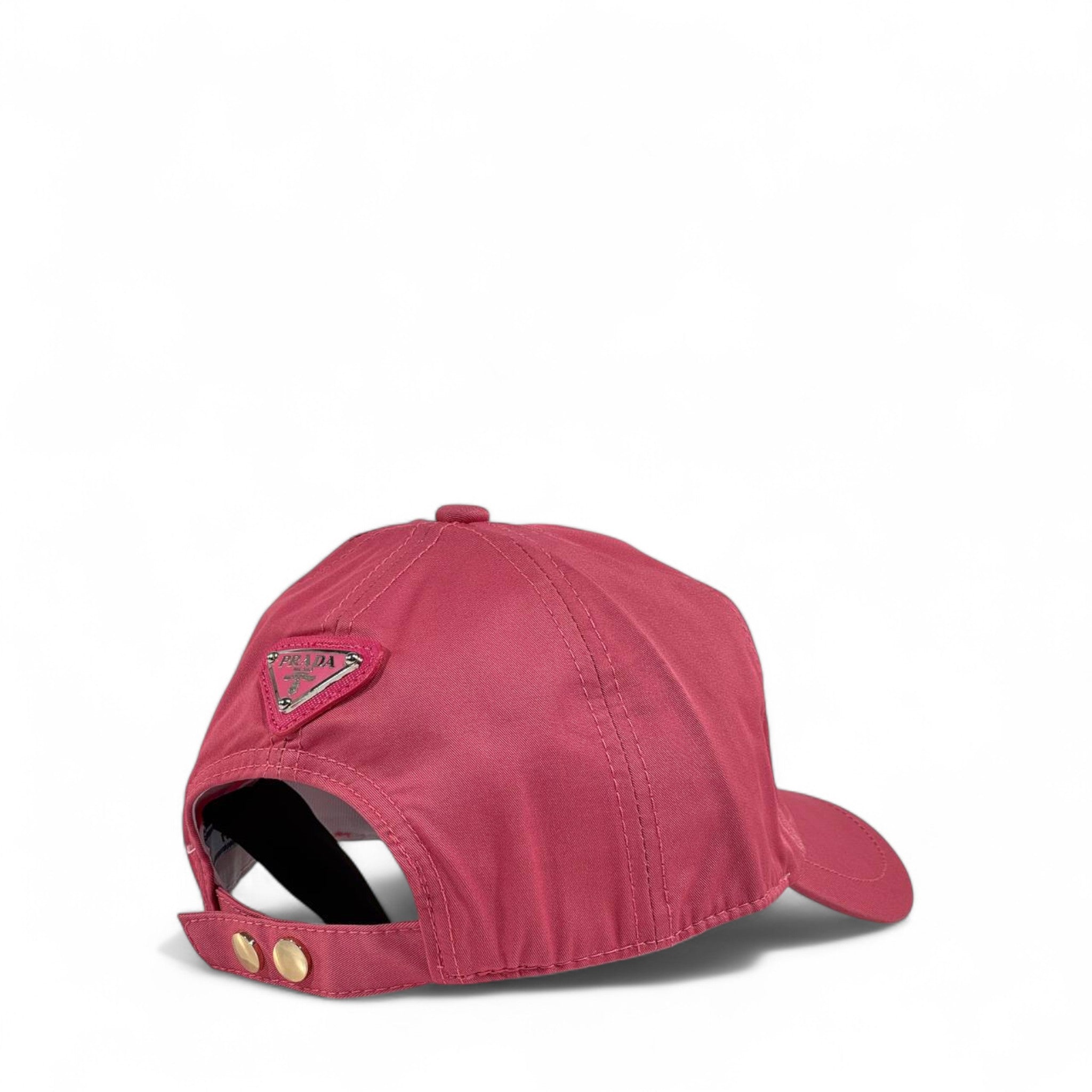 🎀 Prada Pink Embroidered Logo Cap | Luxury Designer Unisex