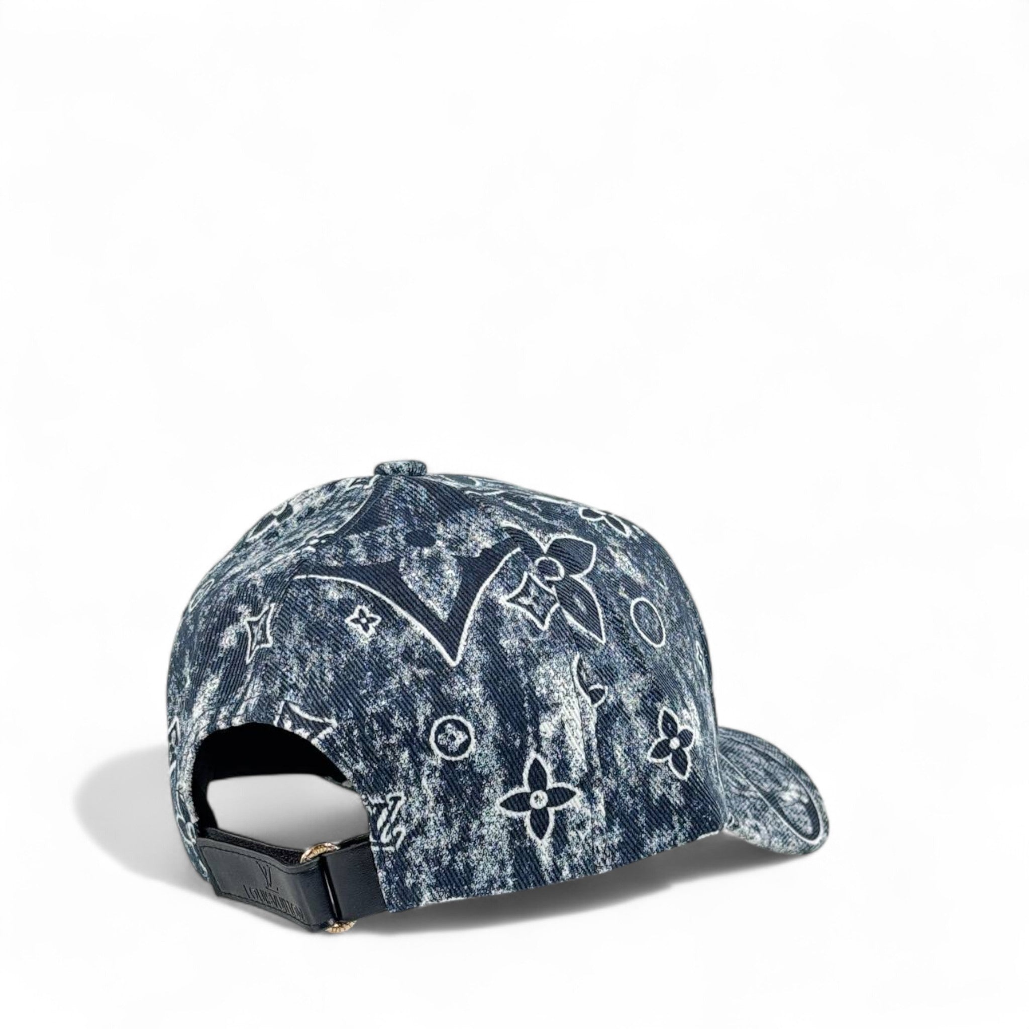 🧢 Louis Vuitton Oversized Monogram Denim Cap | Luxury Designer Streetwear