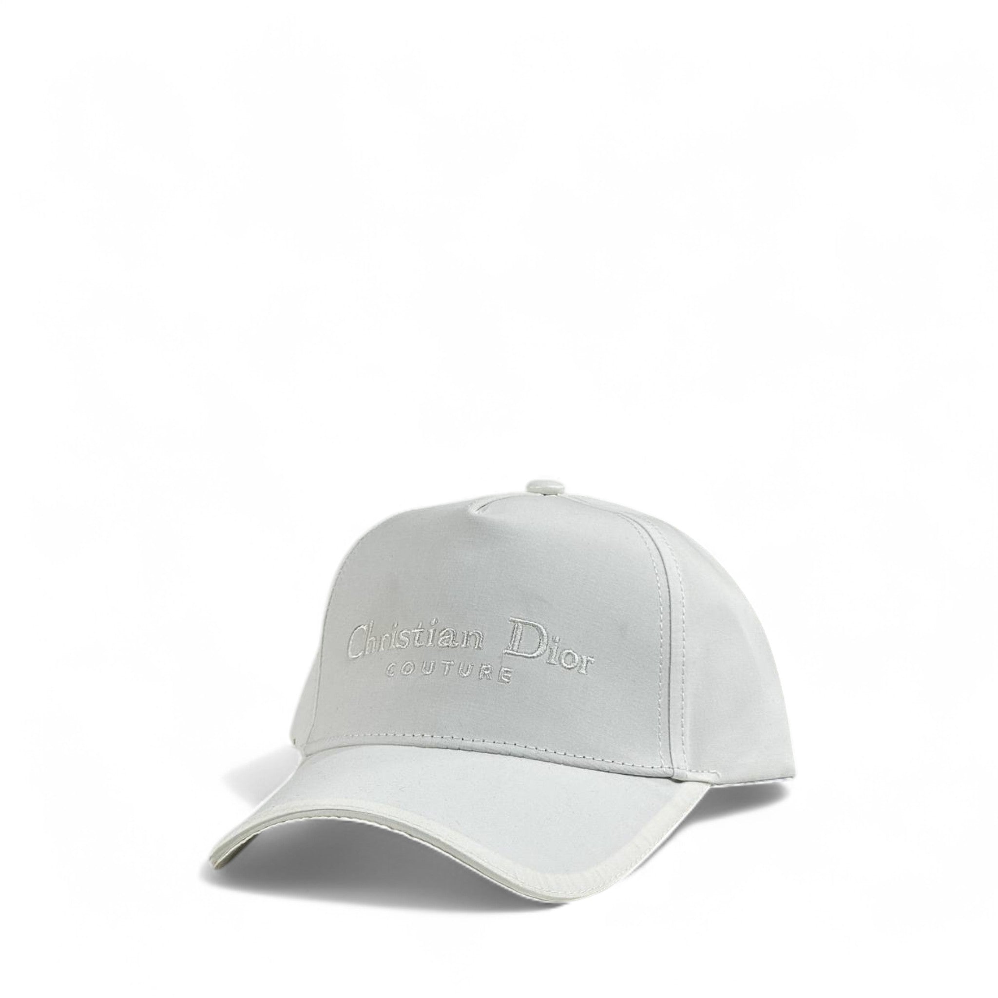 ⚪ Christian Dior Couture White Cap | Luxury Minimalist Designer Hat