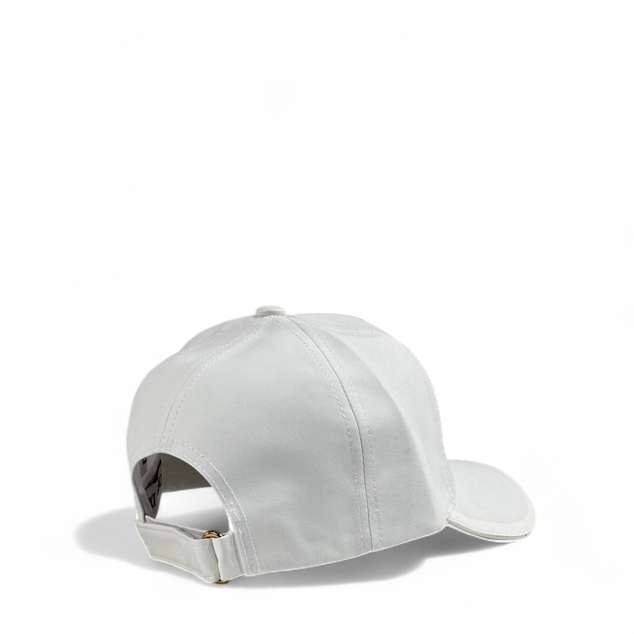 ⚪ Christian Dior Couture White Cap | Luxury Minimalist Designer Hat
