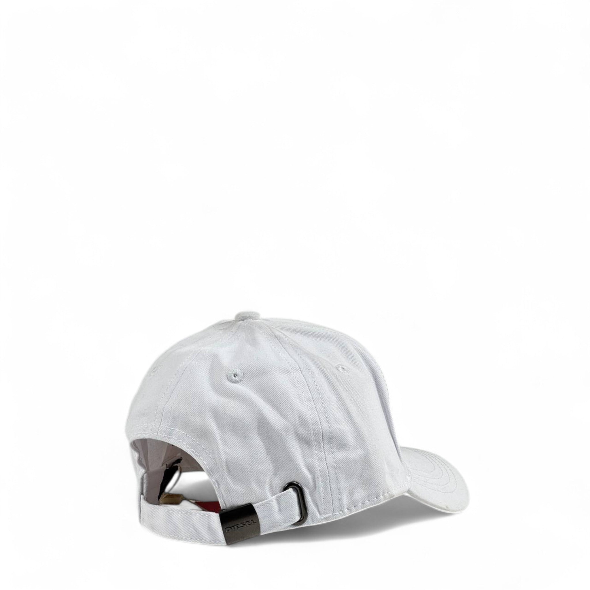 ⚪ Diesel White Cap with Hardwear Denim Division Embroidery | Streetwear Unisex Ha