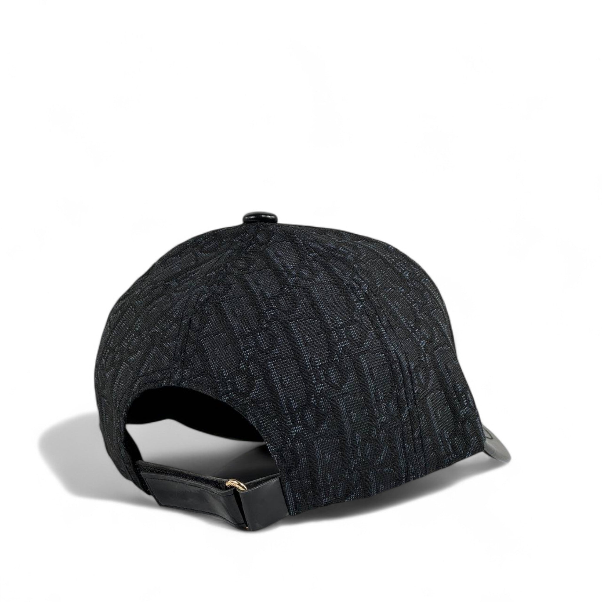 Dior Black Designer Cap 🖤 | Luxury Monogram Baseball Hat