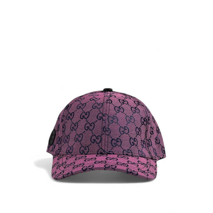 Gucci GG Monogram Pink Baseball Cap – Luxury Designer Unisex Hat 💖🖤