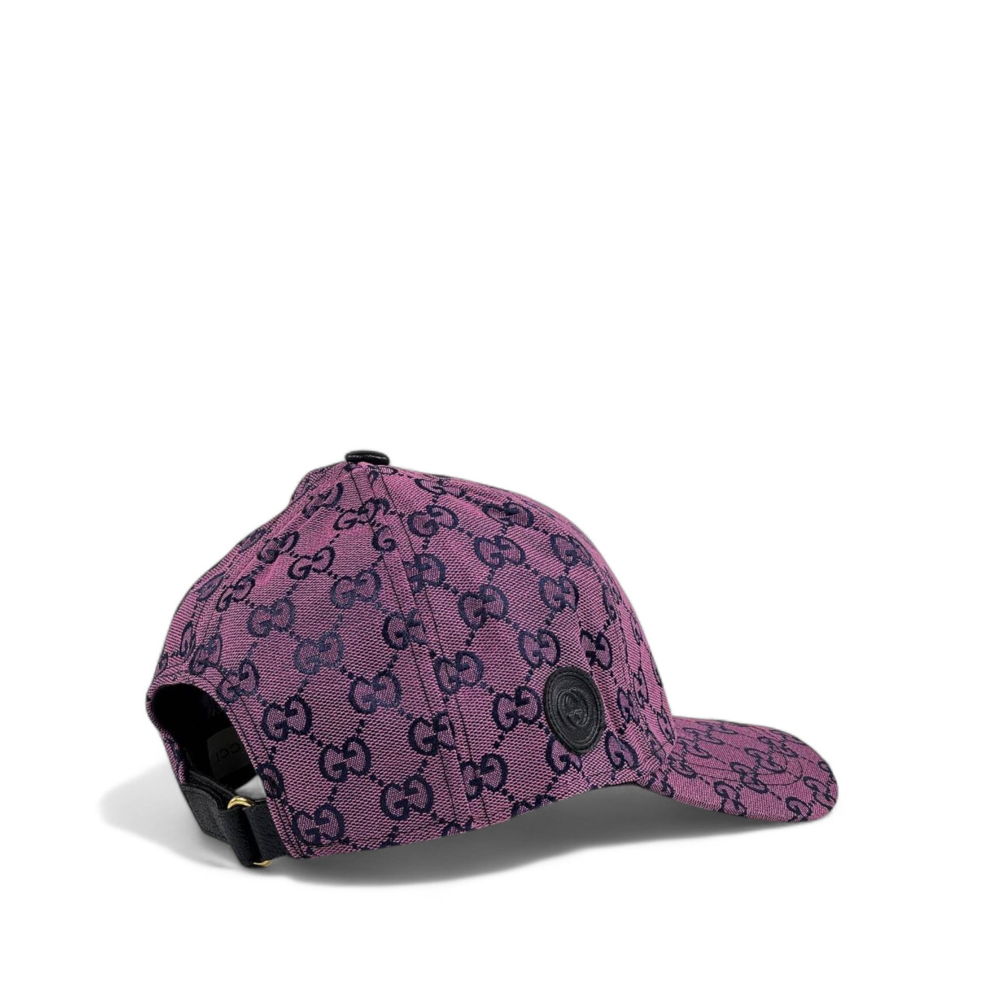 Gucci GG Monogram Pink Baseball Cap – Luxury Designer Unisex Hat 💖🖤