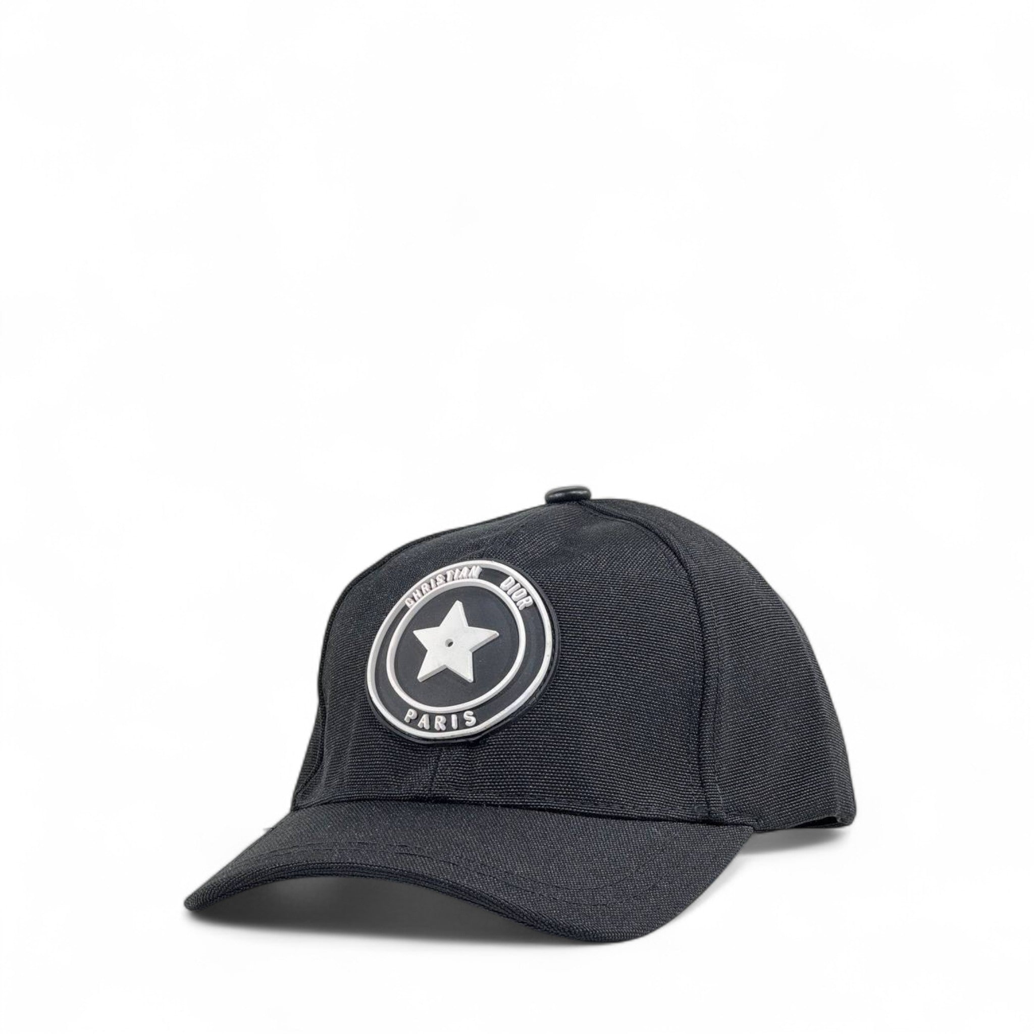 Christian Dior Paris Star Logo Baseball Cap – Luxury Designer Unisex Hat ⭐🖤