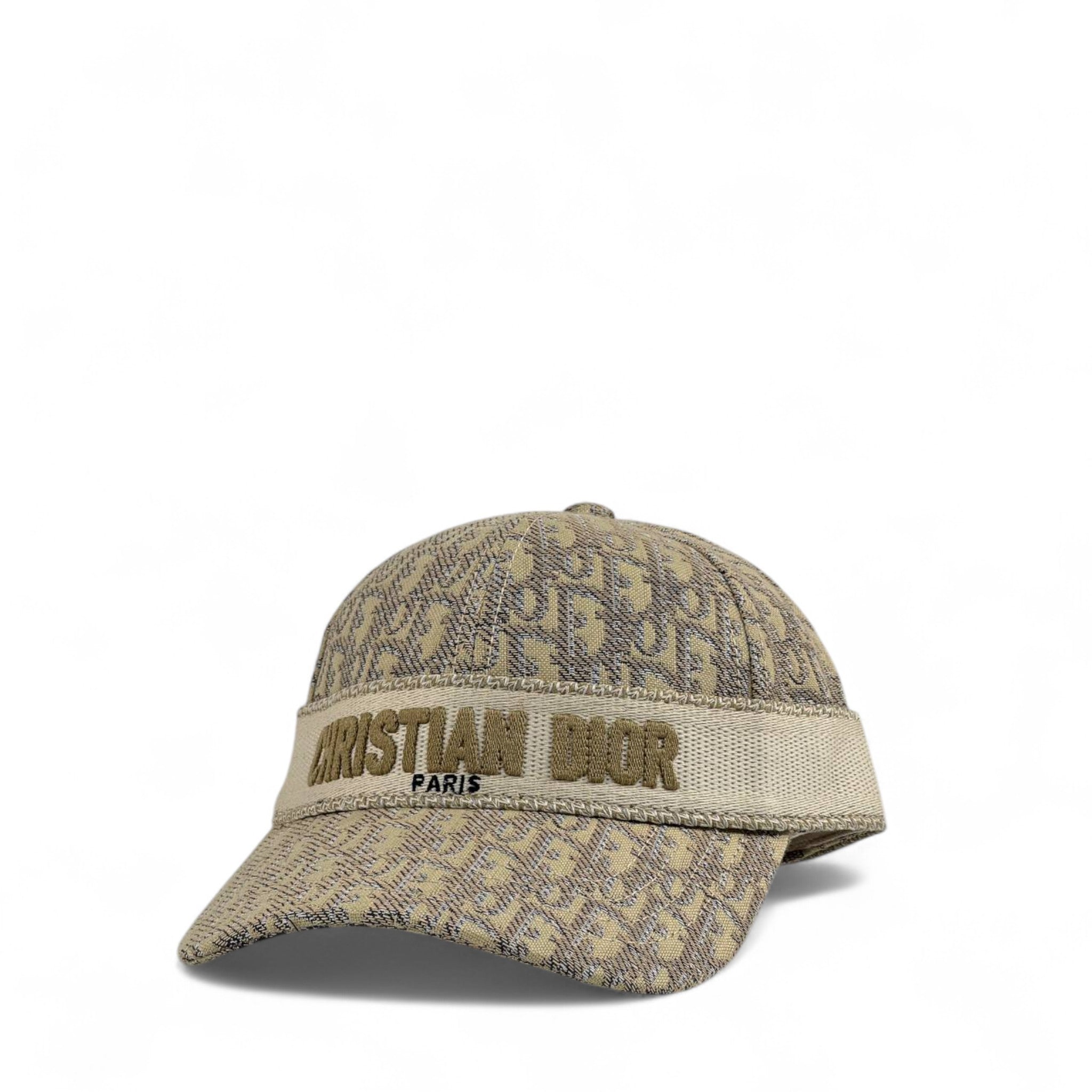 Christian Dior Oblique Beige Baseball Cap – Luxury Designer Unisex Hat 🤎✨
