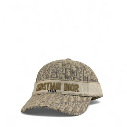 Christian Dior Oblique Beige Baseball Cap – Luxury Designer Unisex Hat 🤎✨