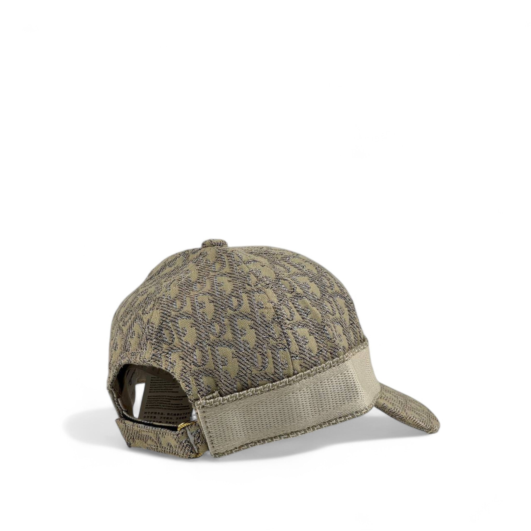 Christian Dior Oblique Beige Baseball Cap – Luxury Designer Unisex Hat 🤎✨