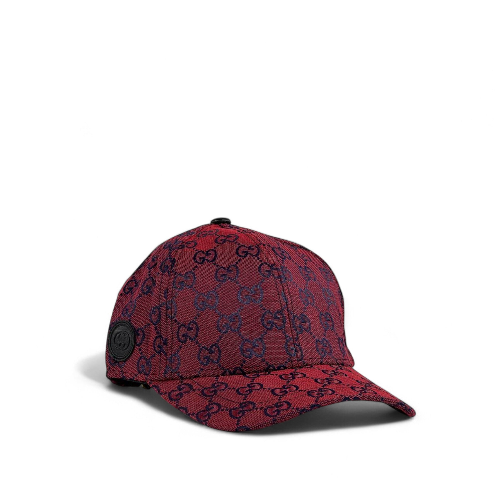 Gucci Red GG Monogram Baseball Cap – Luxury Designer Unisex Hat 🔴✨