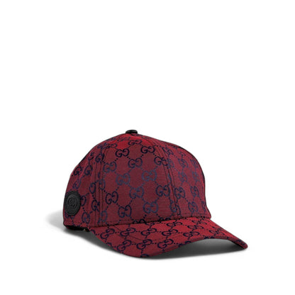 Gucci Red GG Monogram Baseball Cap – Luxury Designer Unisex Hat 🔴✨