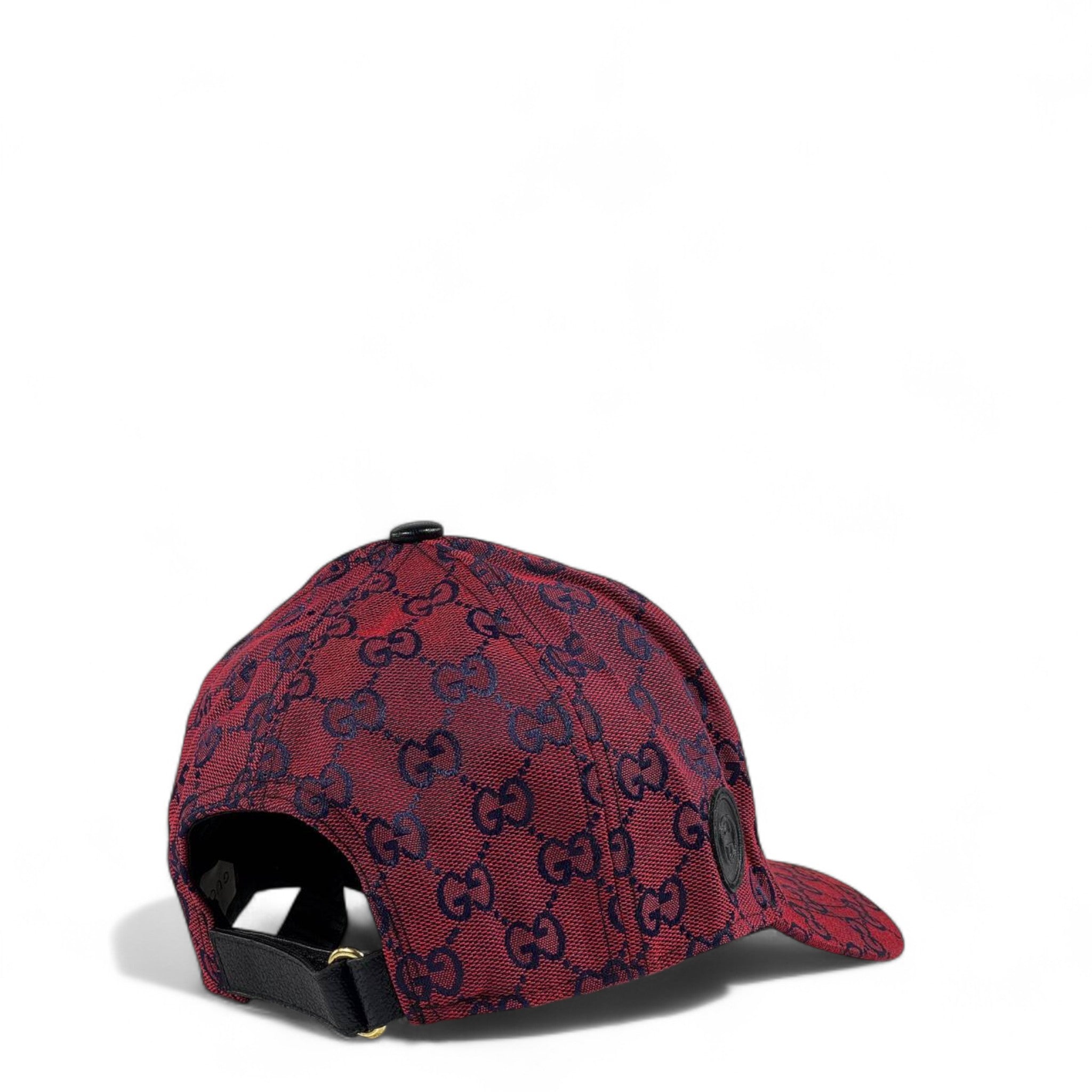 Gucci Red GG Monogram Baseball Cap – Luxury Designer Unisex Hat 🔴✨