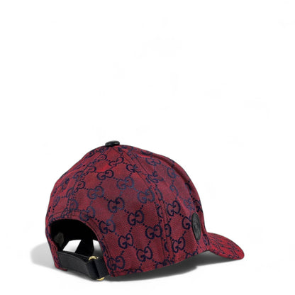 Gucci Red GG Monogram Baseball Cap – Luxury Designer Unisex Hat 🔴✨