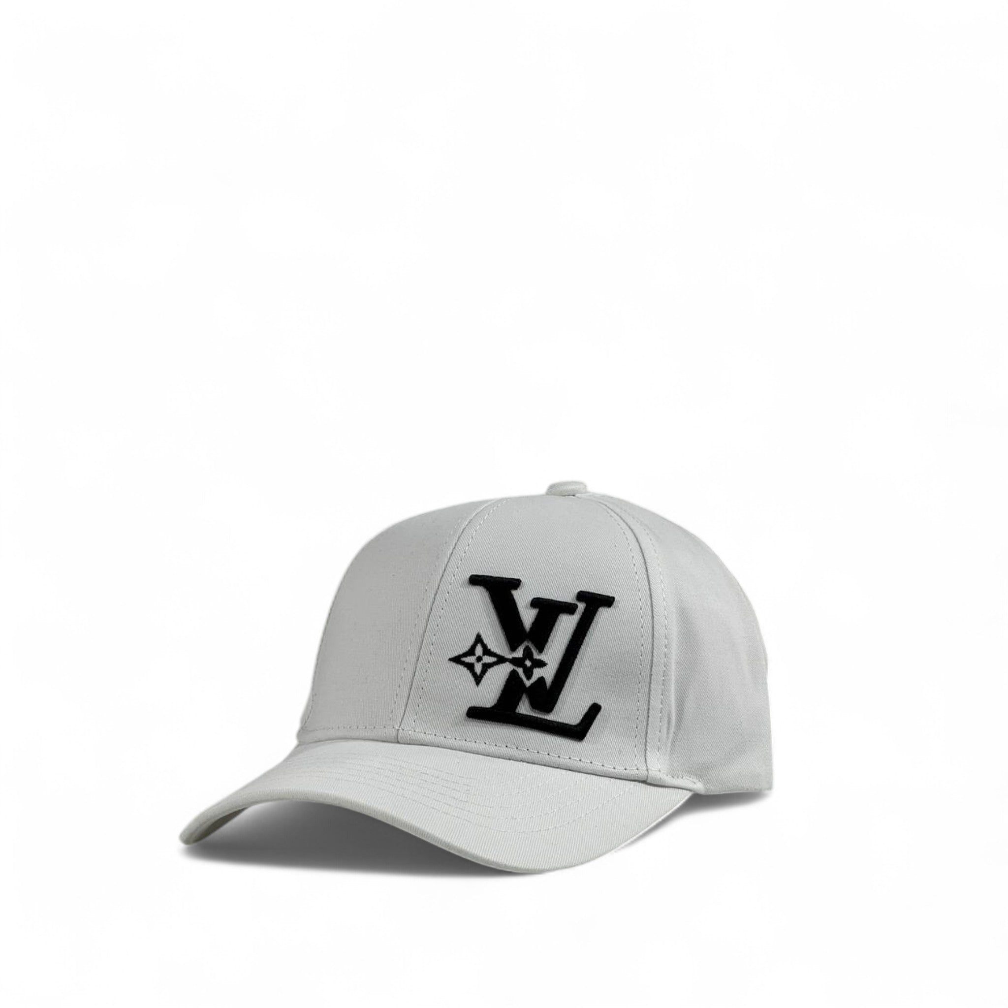 Louis Vuitton White LV Logo Baseball Cap – Luxury Designer Unisex Hat 🤍✨