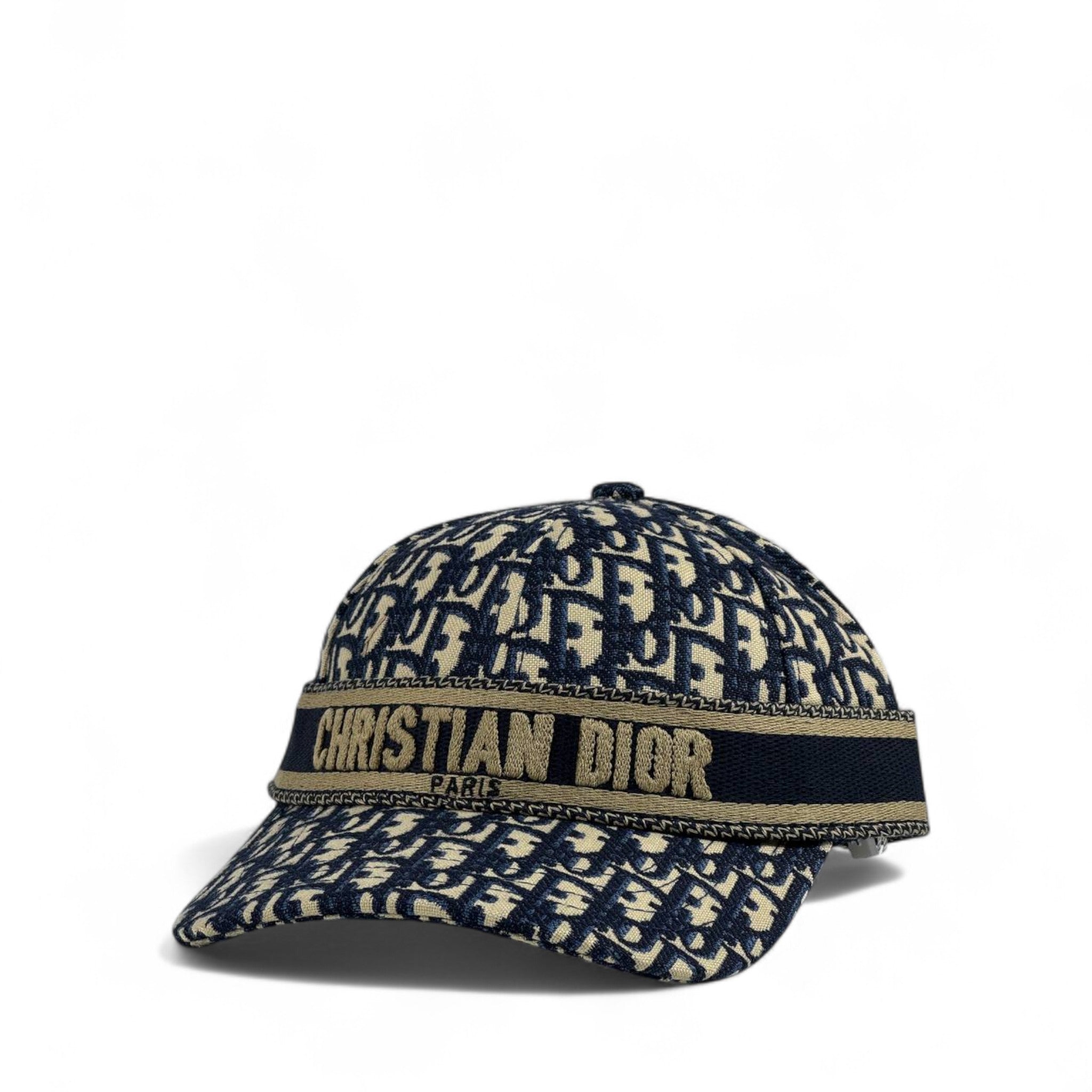 Christian Dior Paris Oblique Embroidered Cap 🧢✨ Luxury Designer Hat