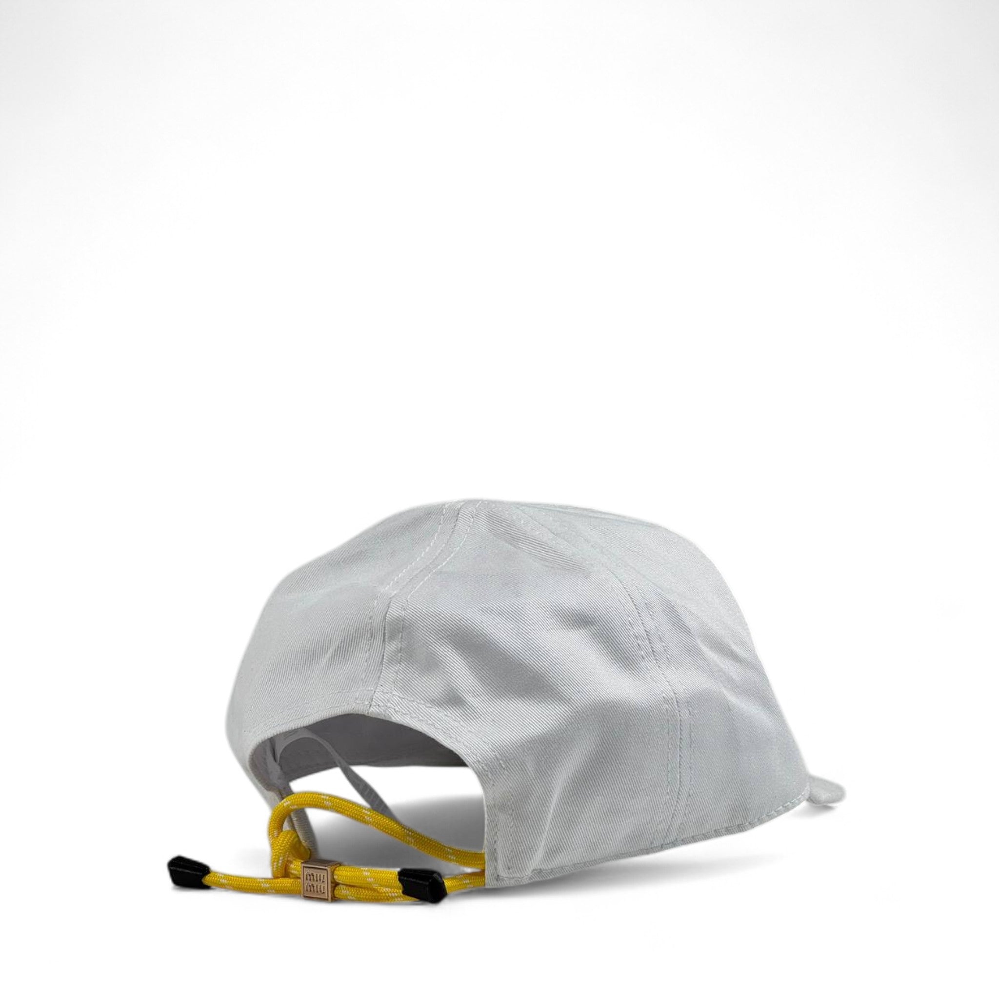 Miu Miu Logo Embroidered Cap 🤍 White Luxury Designer Hat