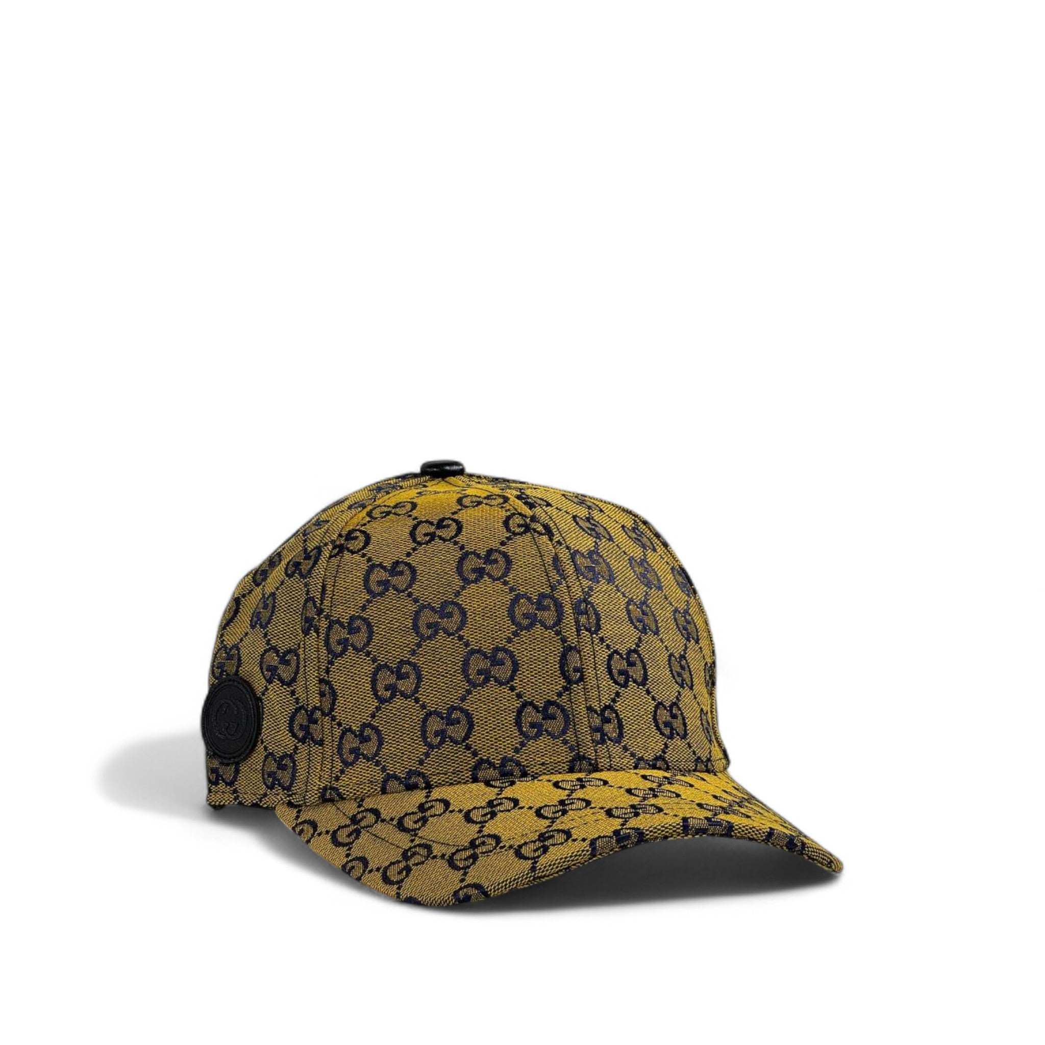 Gucci Yellow GG Supreme Cap 🧢 | Luxury Designer Gucci Logo Hat ✨