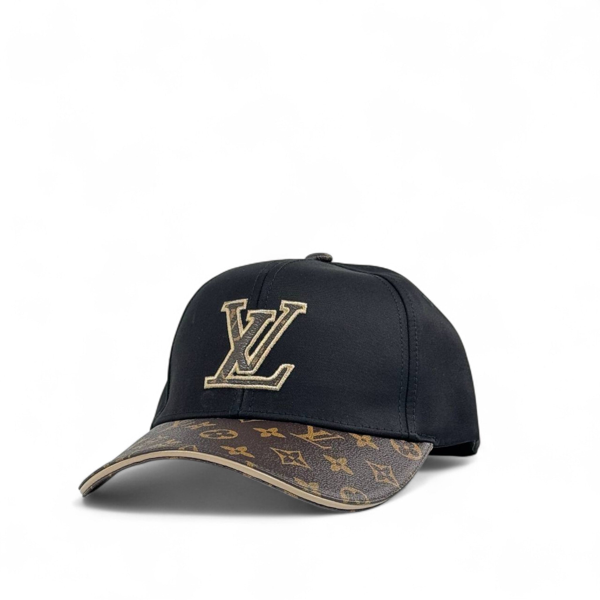 Louis Vuitton Black Monogram Cap 🧢 | Luxury LV Logo Designer Hat ✨