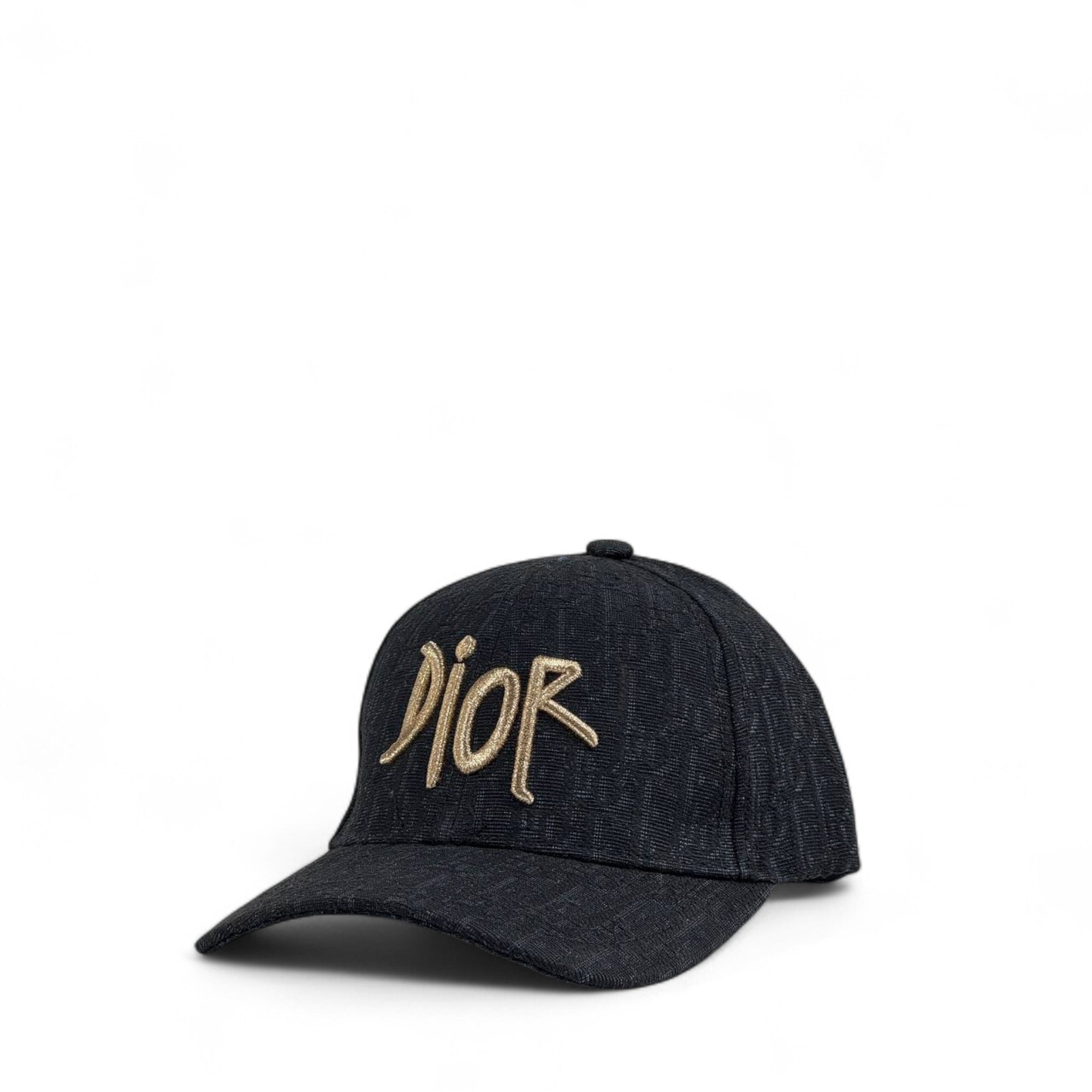 Dior Black Logo Cap 🧢 | Luxury Designer Hat with Embroidered Gold DIOR ✨