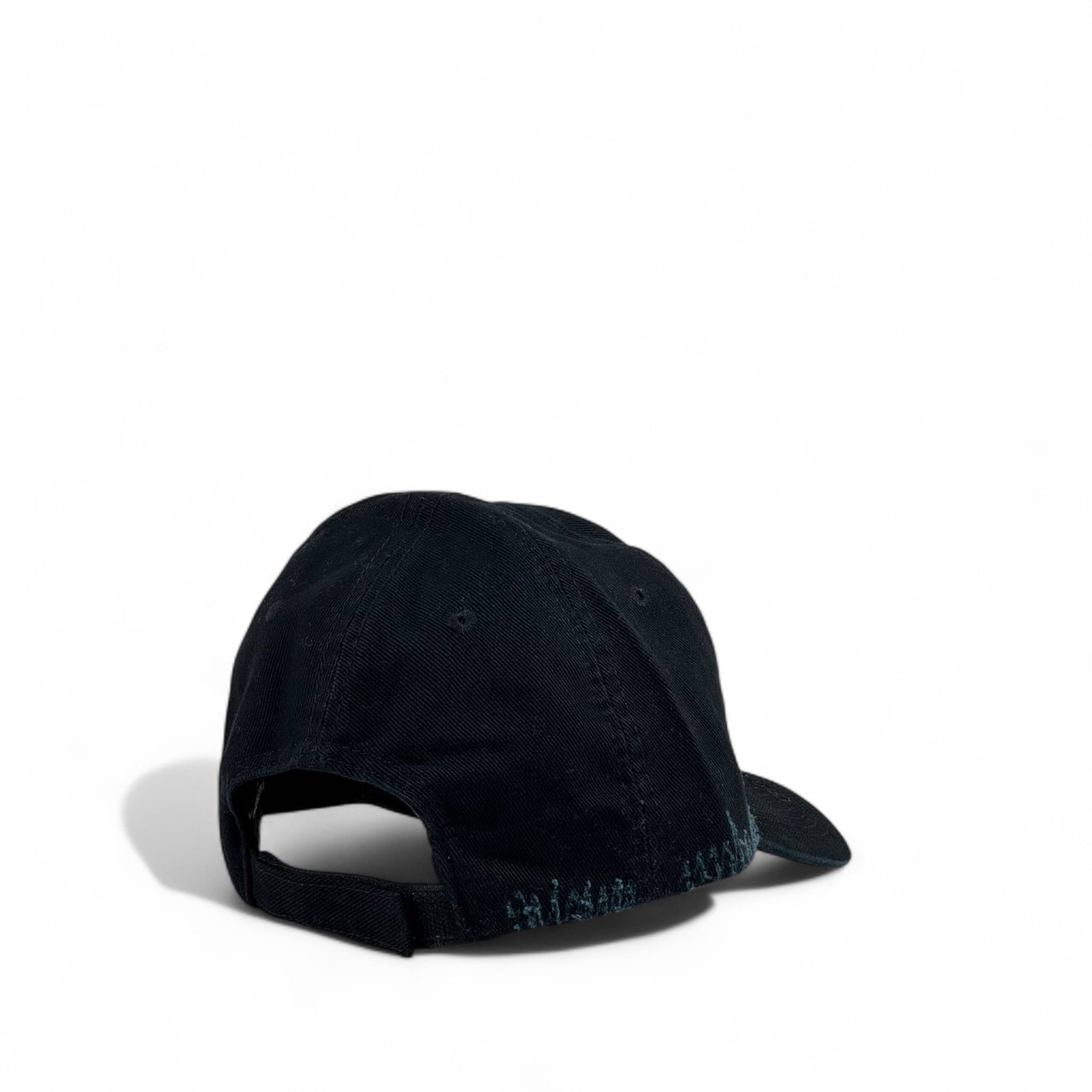 Balenciaga Black Racing Logo Cap 🖤🔥 | Luxury Designer Streetwear Hat