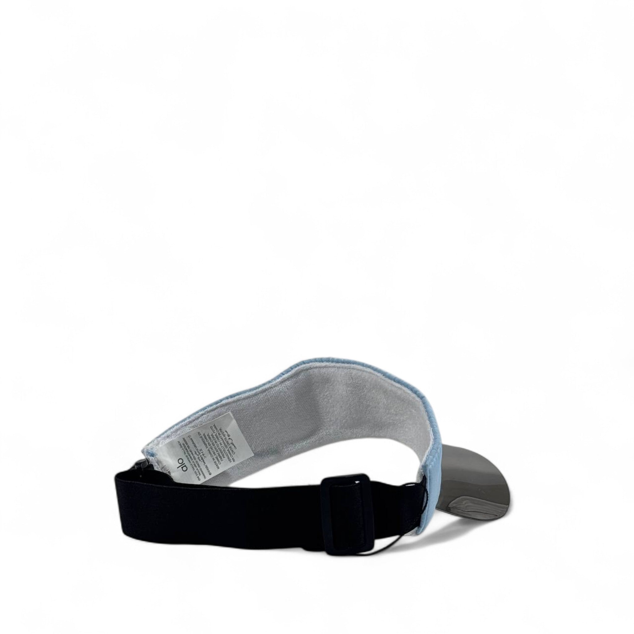 Alo Yoga Sky Blue Cap with Metallic Silver Visor ☁️✨ | Futuristic Unisex Streetwear