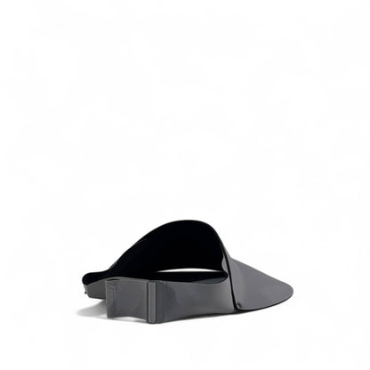 Alo Yoga Charcoal Wide-Brim Futuristic Visor 🖤 | Luxury Minimalist Sun Shield