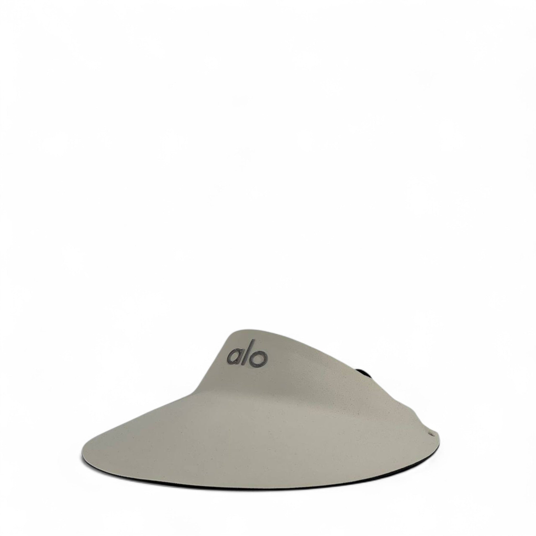 Alo Yoga Stone Beige Wide-Brim Futuristic Visor 🪨 | Minimalist Luxury Sun Shield