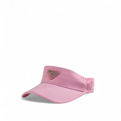 Prada Pink Nylon Logo Visor 🎀 | Women’s Designer Luxury Sun Cap