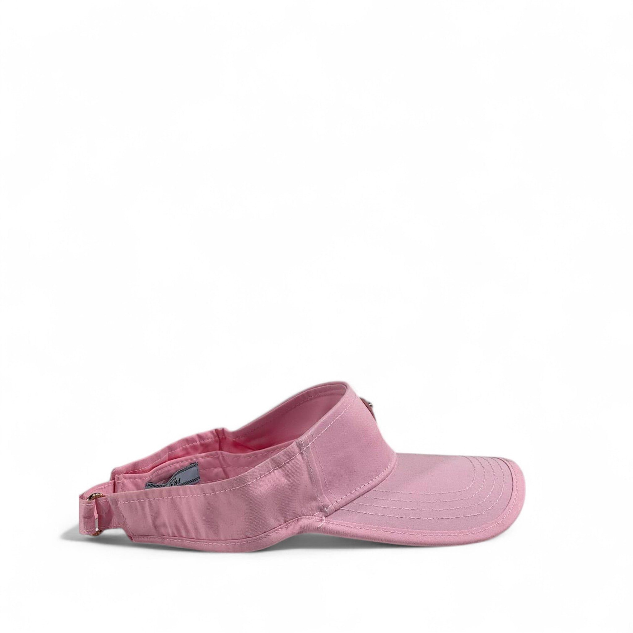 Prada Pink Nylon Logo Visor 🎀 | Women’s Designer Luxury Sun Cap