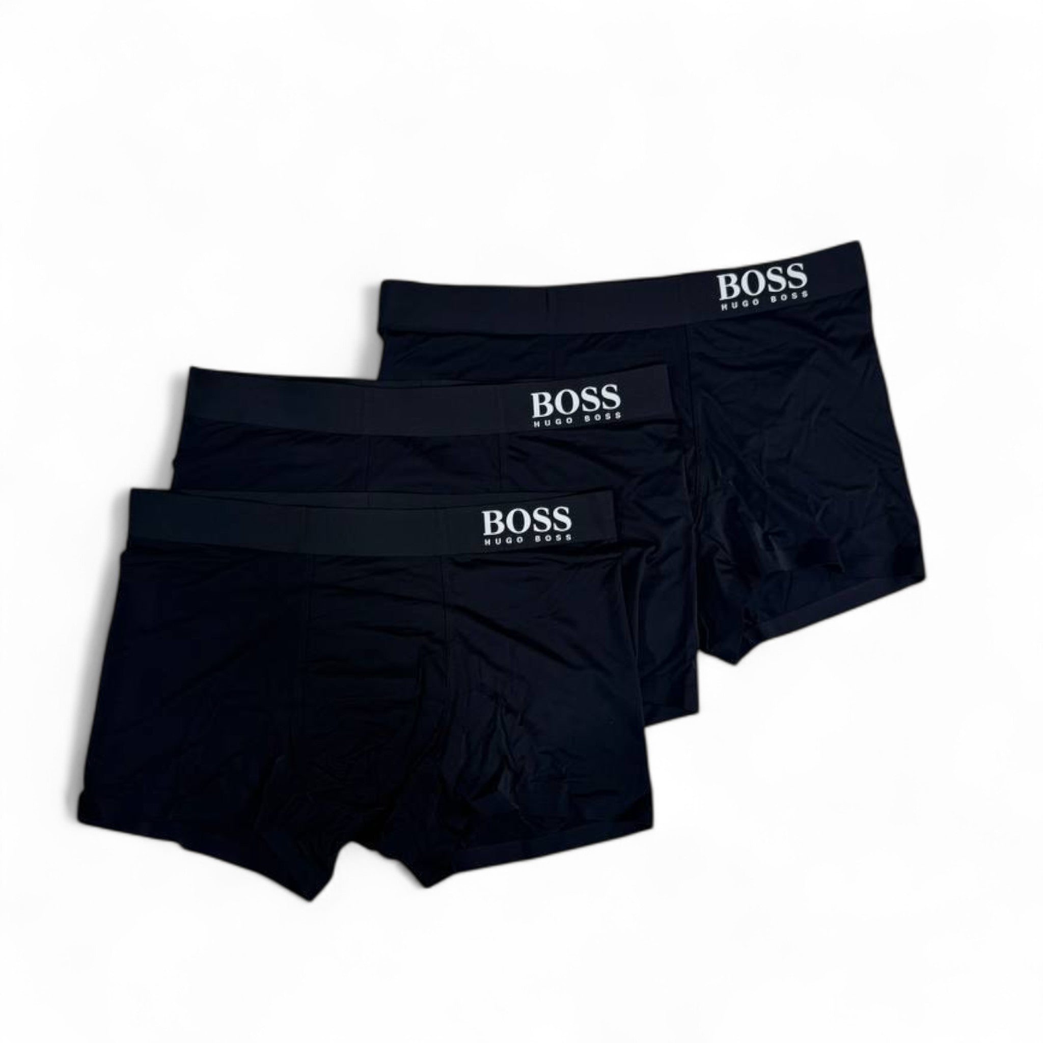 Hugo Boss Men’s Boxer Briefs (3-Pack) 🖤 | Premium Black Underwear Set